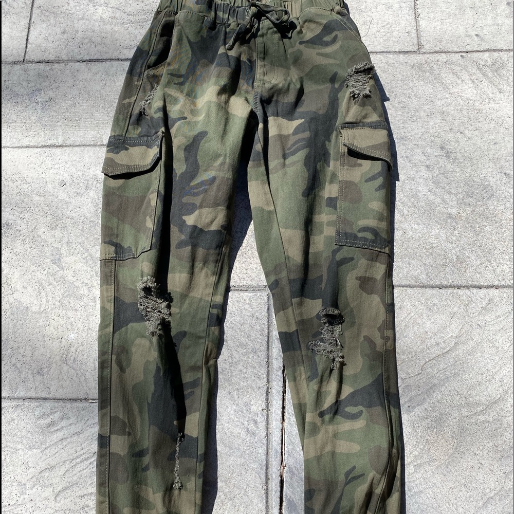 Camo jeans